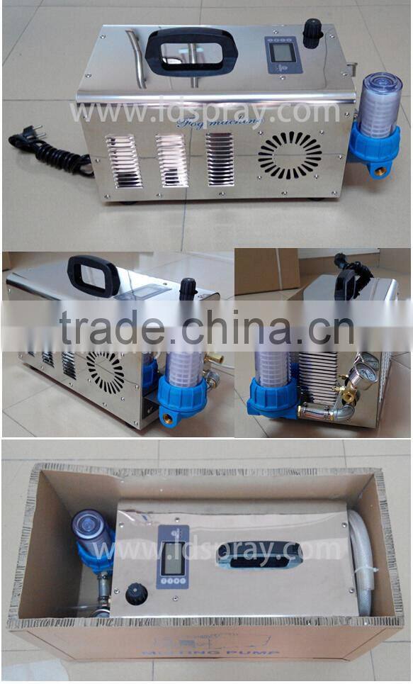 7L/min high quality high pressure agriculture fog misting fine machine with digital timer