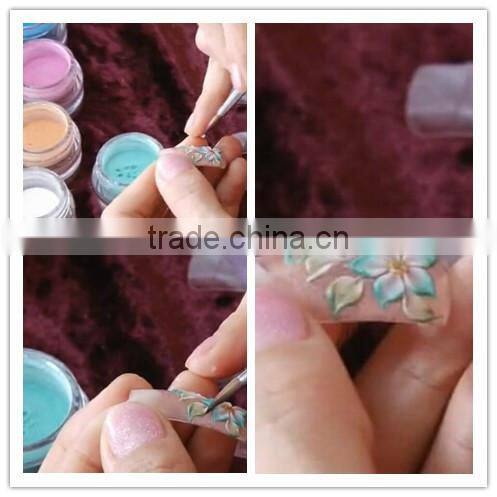 manicure design 3d decoration uv gel powder