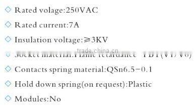 HEIGHT Hot Sale PY08B Relay Socket / 8pin Relay Socket/General relay socket with High Quality Factory Price
