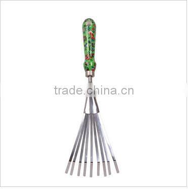 Garden Hand digging Tool With Plastic Handle With Stainless Steel Head