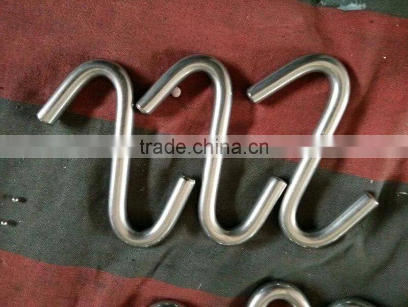 China Factory CE 3mm polished stainless steel 316 S Hook for lifting