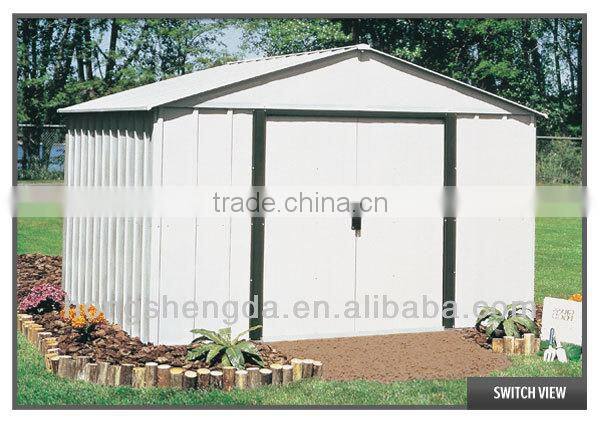 Hot sale metal frame garden shed