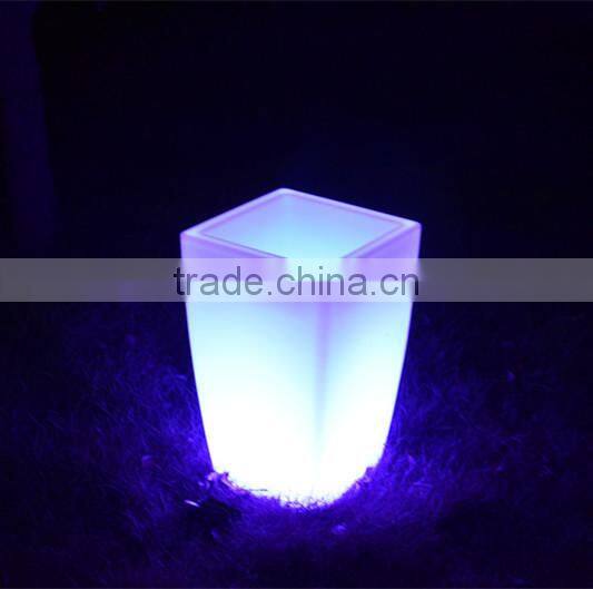 High qualtiy LED decorative indoor flower pot christmas decor planter