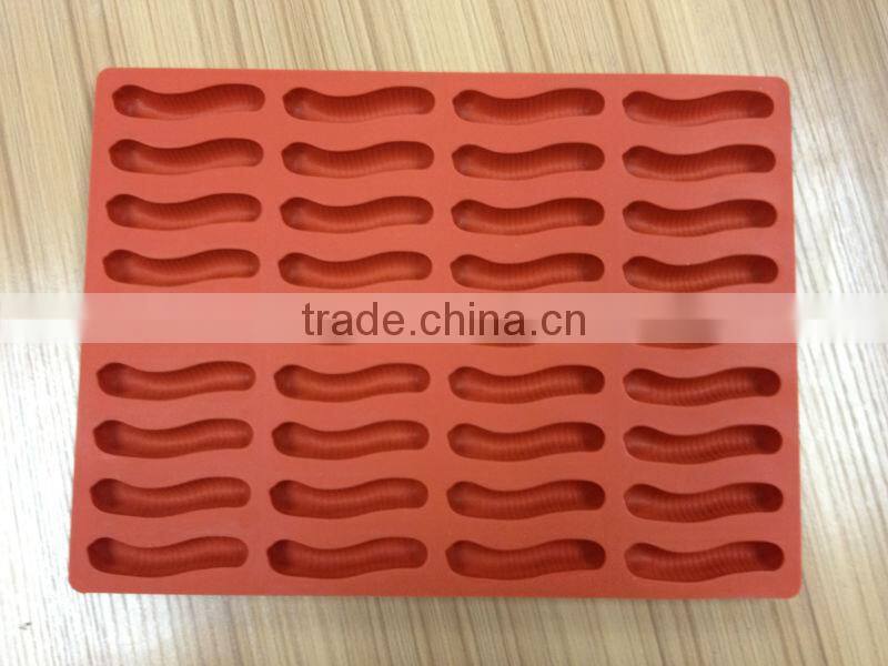 8pcs /set Silicone Ice Tray with Insect Style