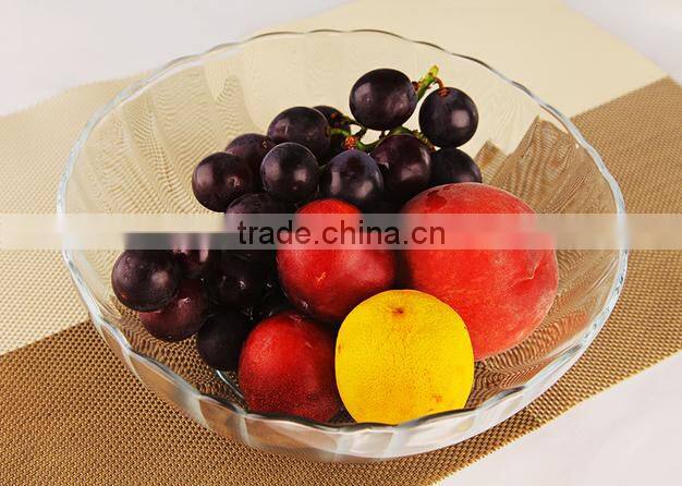 Elegant Glass Plate Salad Glass Bowl,Personalized Glass Fruit Bowl.