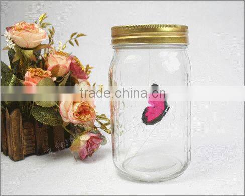 New Promotion Gift Valentine's Christmas Gift 2011 LED Jar Electronic Butterfly IN A Jar