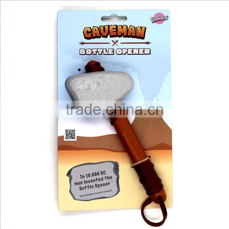 New kitchen supplies wholesale creative stone hammer beer bottle opener strange resin bottles opener