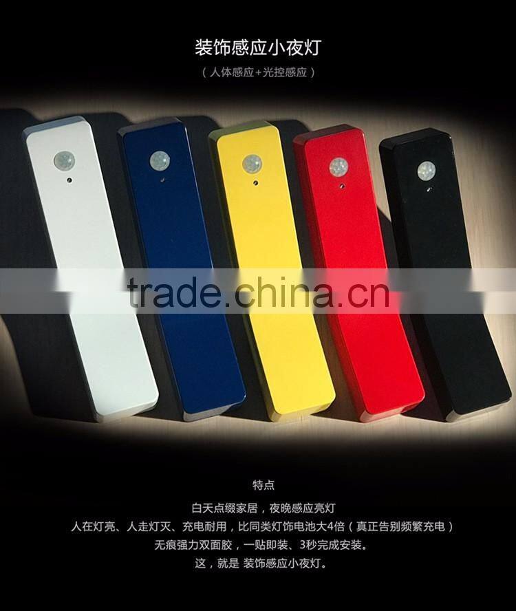 Newest Arrival Bowing Shape Human Body Induction Night Lamp, USB Power Supply Infrared Induction Lighting Control By Light