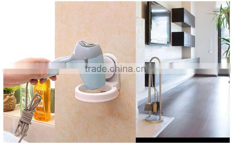 Waterproof plastic bathroom wall mounted hair dryer holder