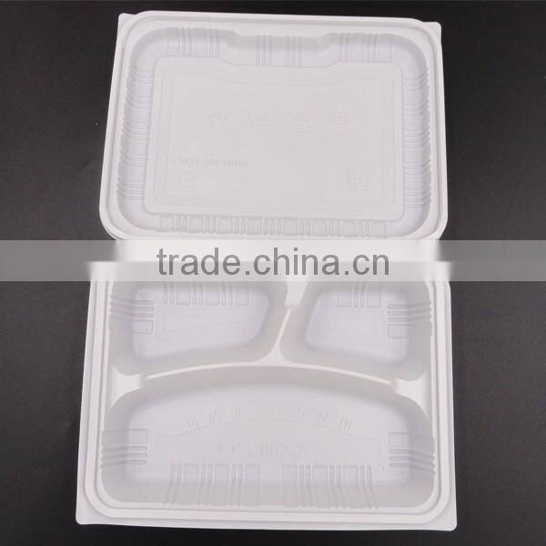 2016 China Best Selling 4 Compartment Reusable Food Storage Containers with Lids/Meal Prep Container Food Storage