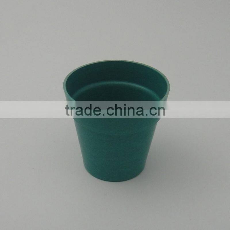 eco-friendly biodegradable bamboo fiber flower pot with high quality