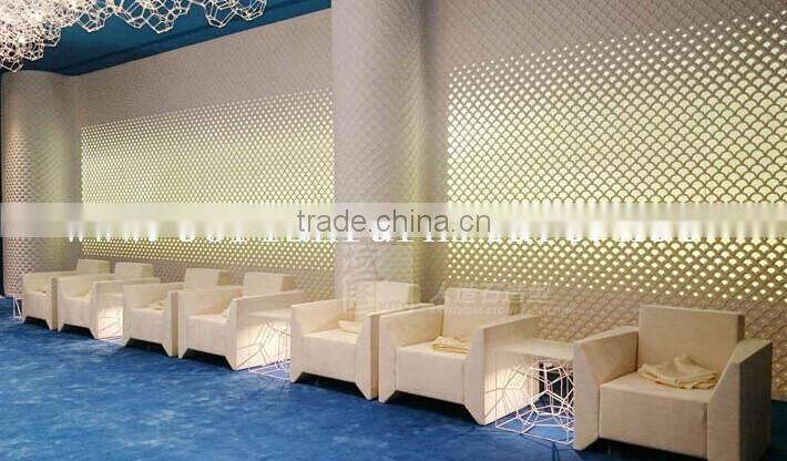 Acrylic solid surface featured wall panel for interior decoration