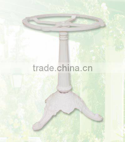backrest cast iron outdoor garden table base for sale
