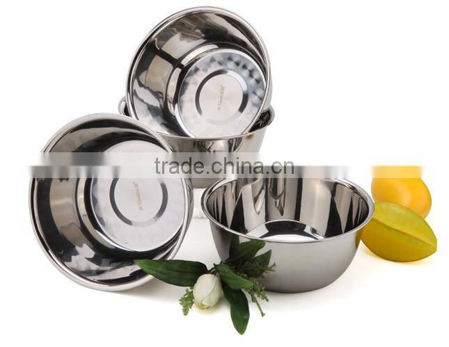 stainless steel salad bowl