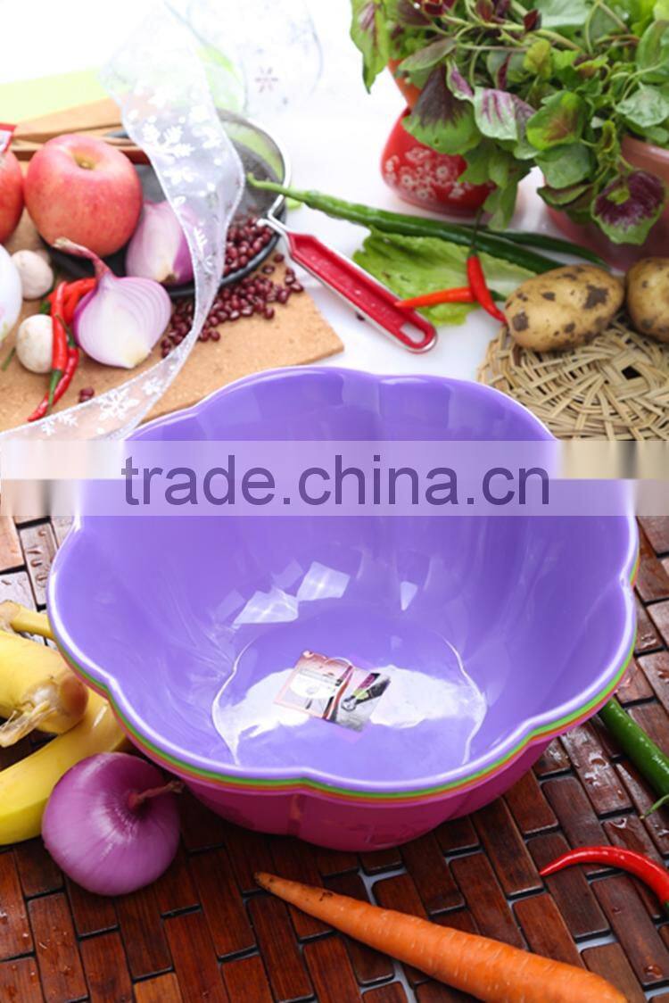 New Design Salad bowl plastic / plastic salad bowl