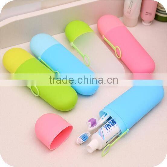 colorful portable travel toothbrush case toothbrush box toothpaste box dental tool box