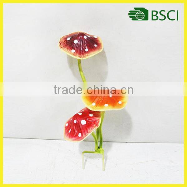 Functional iron mushroom stick for home decoration