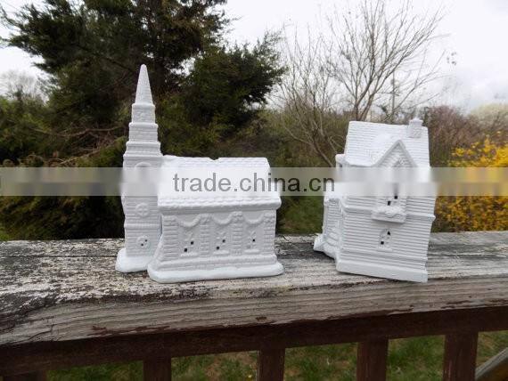 Christmas Village Houses White Christmas Village Church