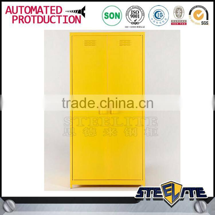 Steel bedroom cabinet cheap wardrobe closet design