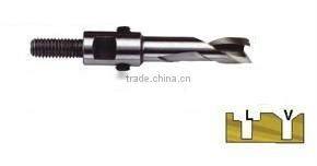 High speed steel threaded integral salad adapter