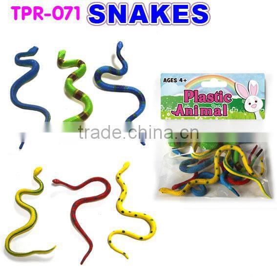 Halloween Soft Plastic Stretchy Snakes Toys