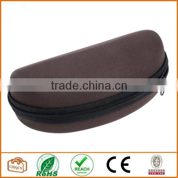 2015 New Eva Zippered Hard Eyeglasses Box Case Bag Coffee Chiqun Dongguan