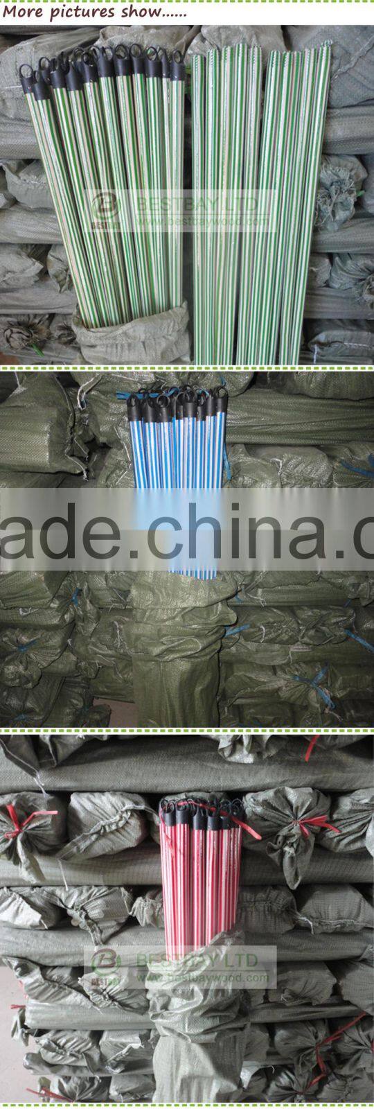 120*2.2cm PVC coated wooden broom handle