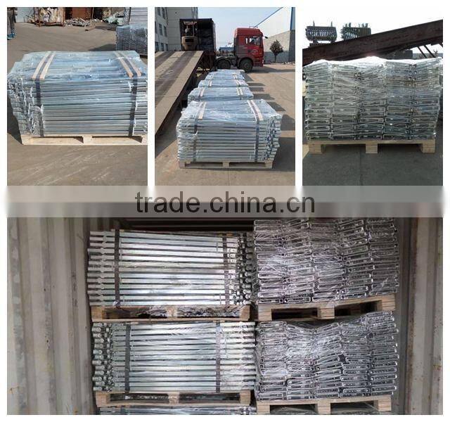 Galvanized Guardrail with Flat Hooks