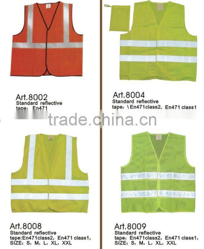 Reflective Safety Vest with LED Lights Deluxe Vest