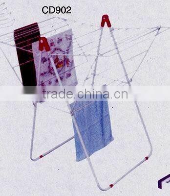 Laundry clothes rack factory high quality ABS plastic metal tubes drying rack