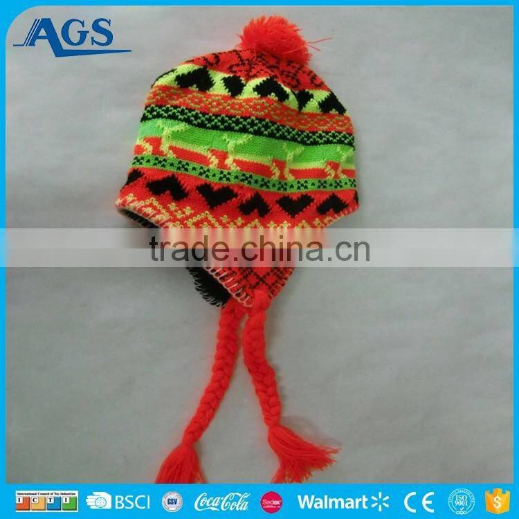 Modern girl stylish winter hat to keep warm