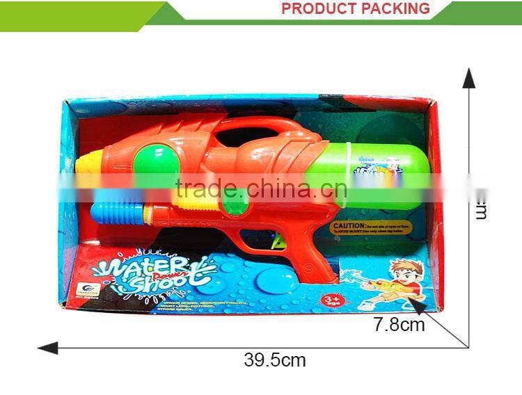 Hot selling kids outdoor poweful shoot toy plastic water gun