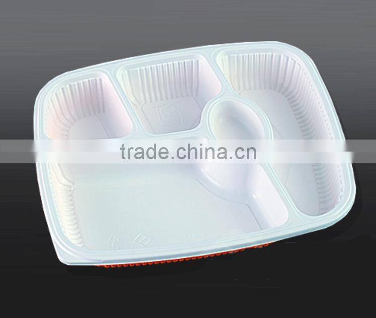 China made high quality fast food tray, plastic food container, food tray