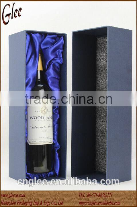 Cheap packaging paper wine bottle box wholesale