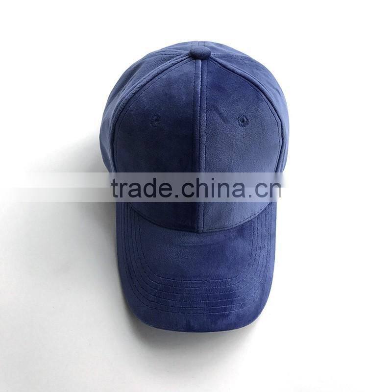 Blank Suede Baseball Cap With Your Own Deisgn