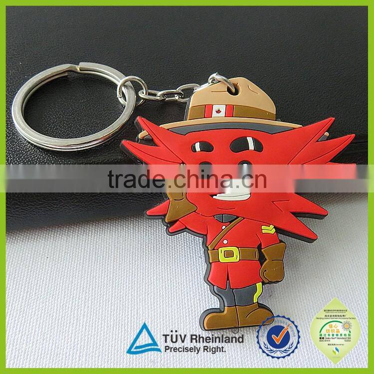 Free sample fashionable cheap custom logo car keyrings