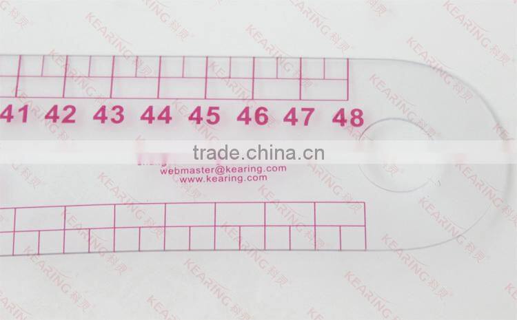 Chinese Manufacturer OEM HIP LINE SEWING RULER / plastic 48cm french curves for fashion design # 6248