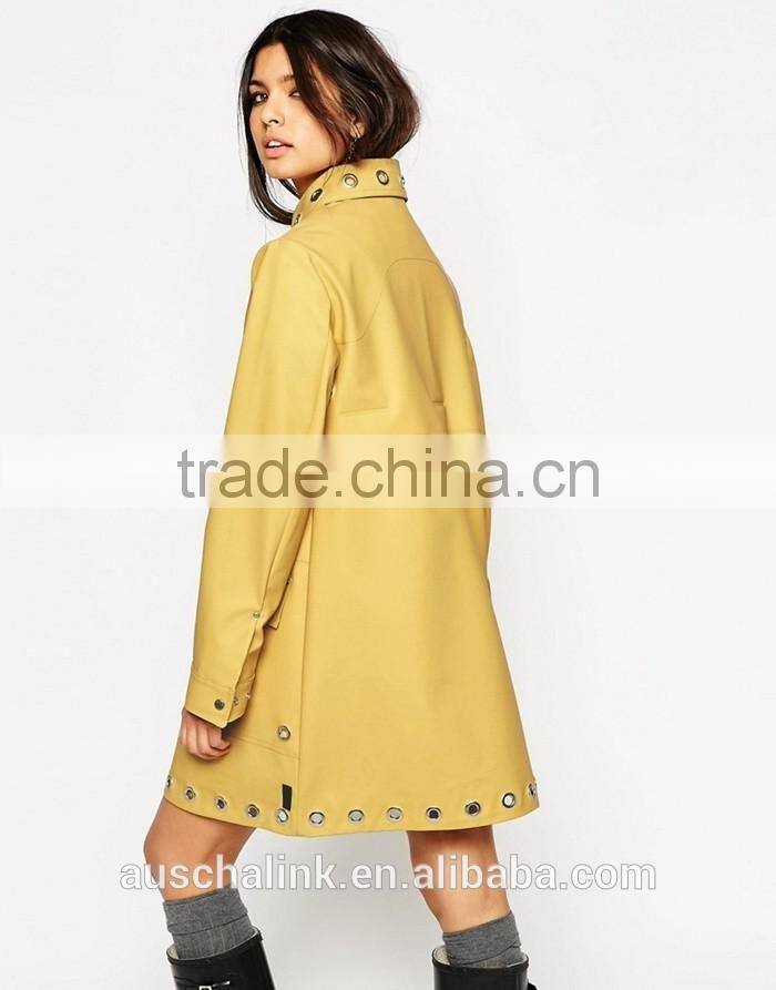 outdoor custom women waterproof trench coat fashion designs
