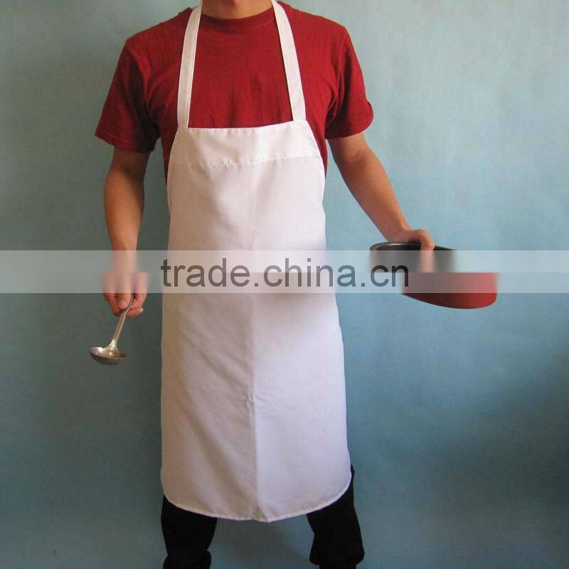 2014 Home supplier stocklot offer White blank Apron Stock, Ref.130205