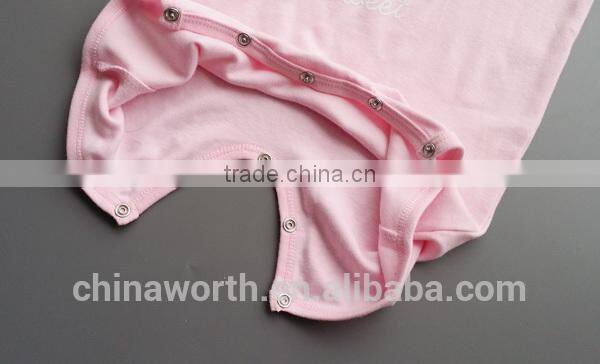 custom baby wear bodysuits/ short sleeve baby rompers