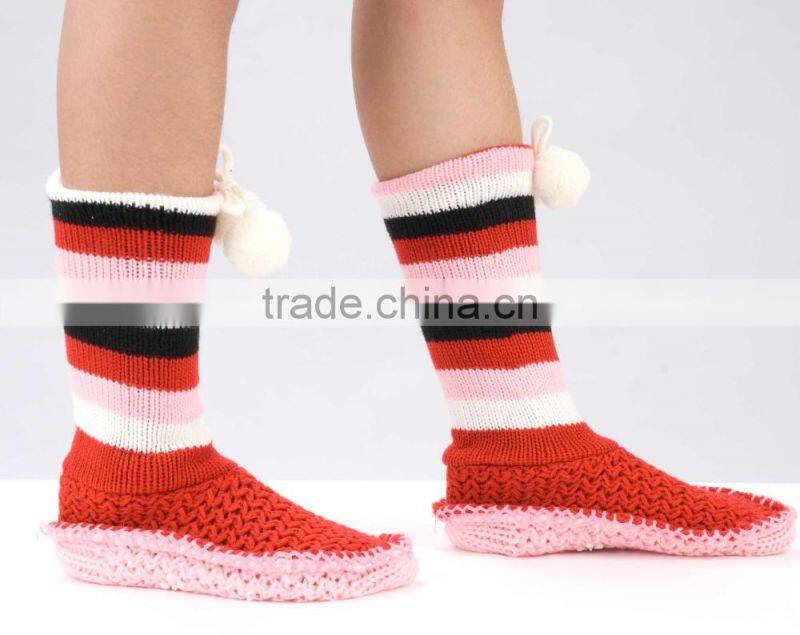 Adults Age Group and Knitted Technics microfiber socks fuzzy socks women slippers