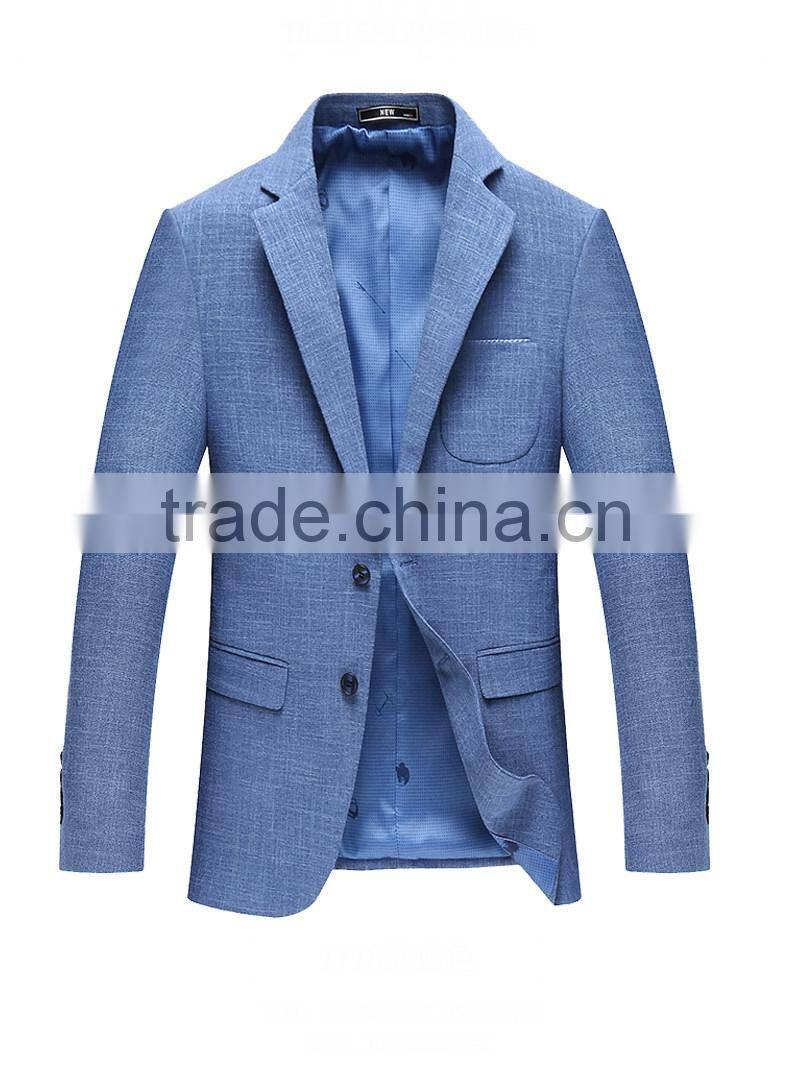 Oem Design Blue Custom Blazer Men Casual Latest Suits Jacket In Fashion