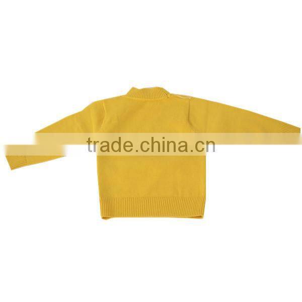 2014 New style 100% cotton jacquard boy's pullover sweater