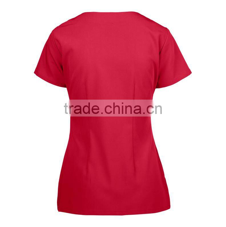 Hospital Doctor Nurse Tops Woman&Man Short-sleeve Medical Clothing Surgical Isolation Medical Uniform Scrub Tops