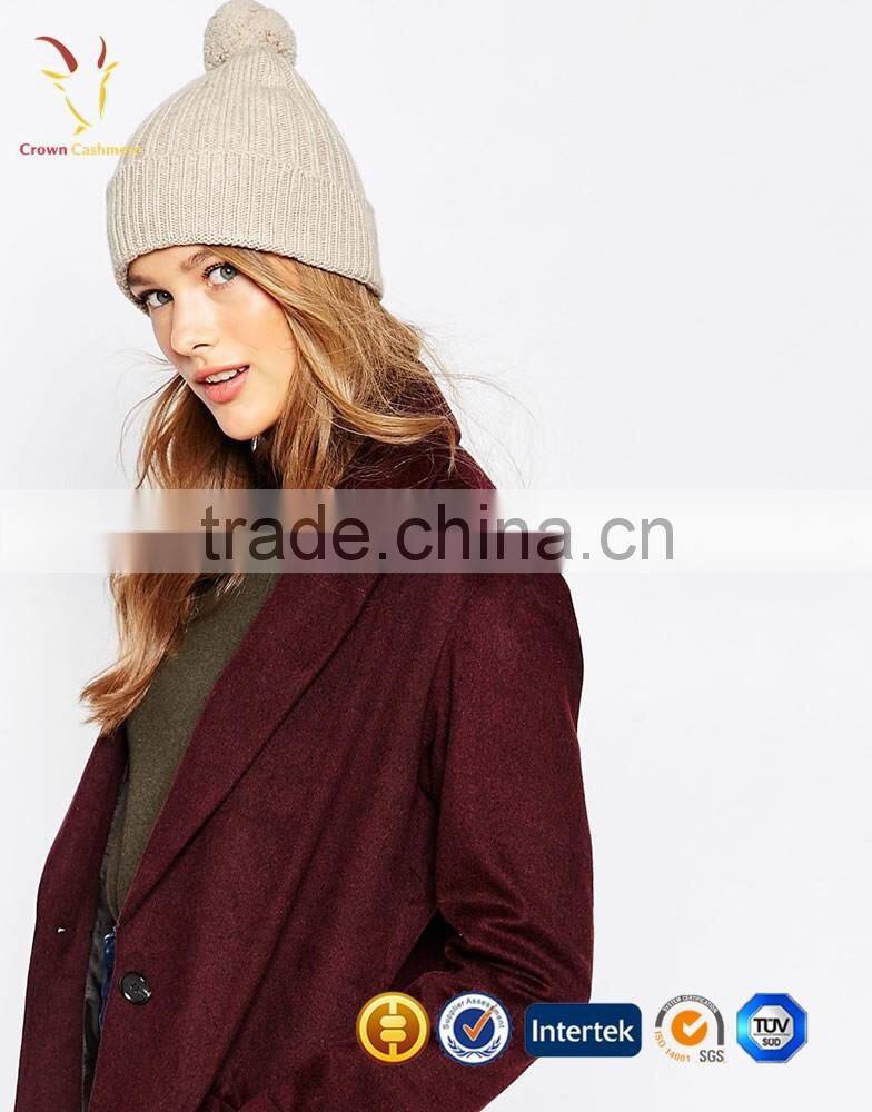 Custom Knitted Pom Beanie hat,Warm Winter Knitted Beanie Hat