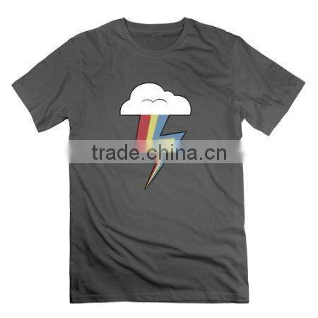 Custom 100% Cotton Simple Rubber Printed T shirts