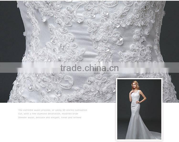 Newest design Chinese Fishtail Mermaid Wedding Dress Fishtail Evening dress