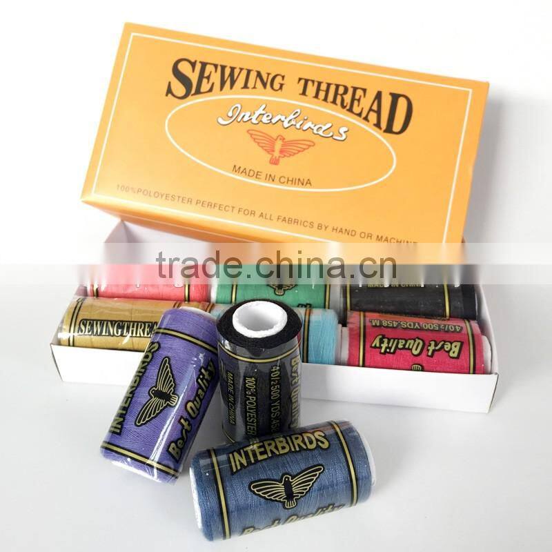 waxed 100% polyester braided thread