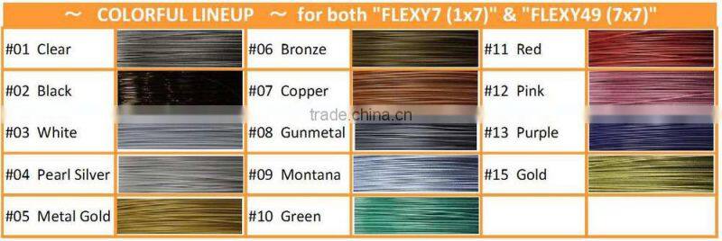 High quality and Reliable Flex Wire for jewelry use , Brass/Silver wires also available