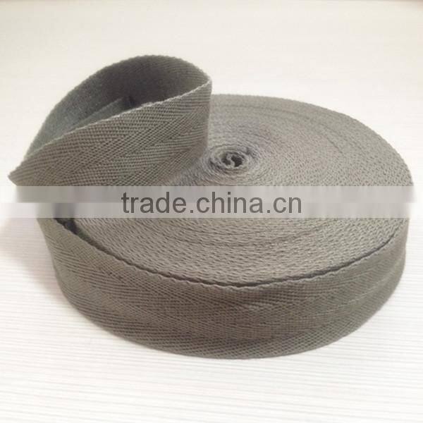 25mm natural cotton heavy webbing